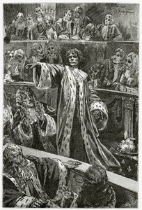 Gwynplaine à la Chambre des Lords - illustration de L